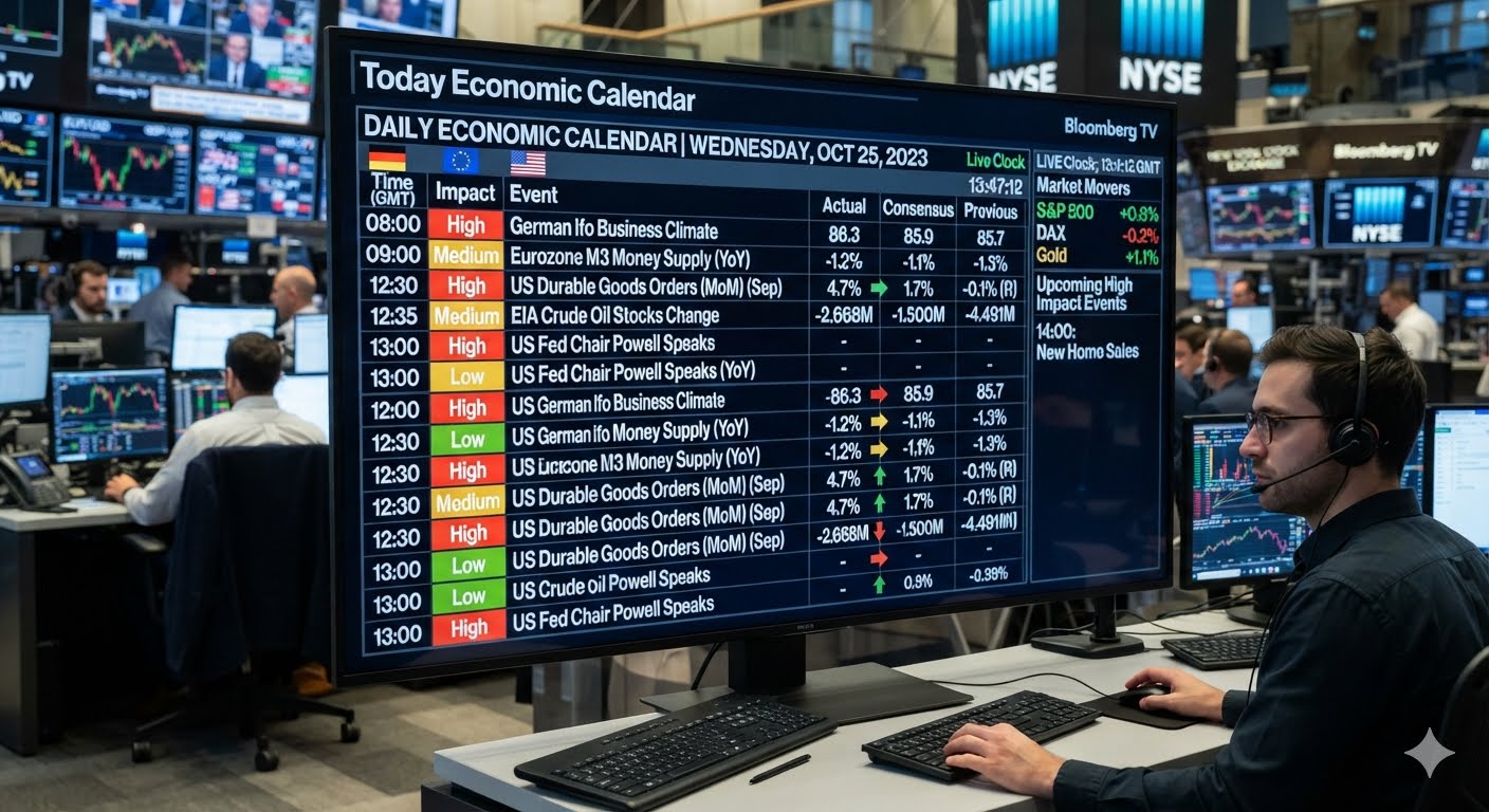 EconomicCalendar – The Day Ahead